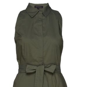 Banana Republic Sleeveless Shirt Dress, NWT